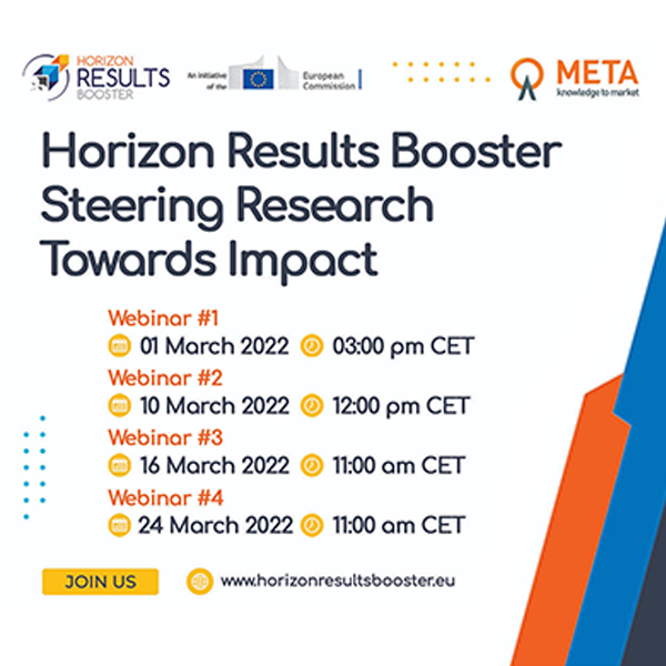 GICO presented at the Horizon Results Booster Steering Research Towards Impact Webinars